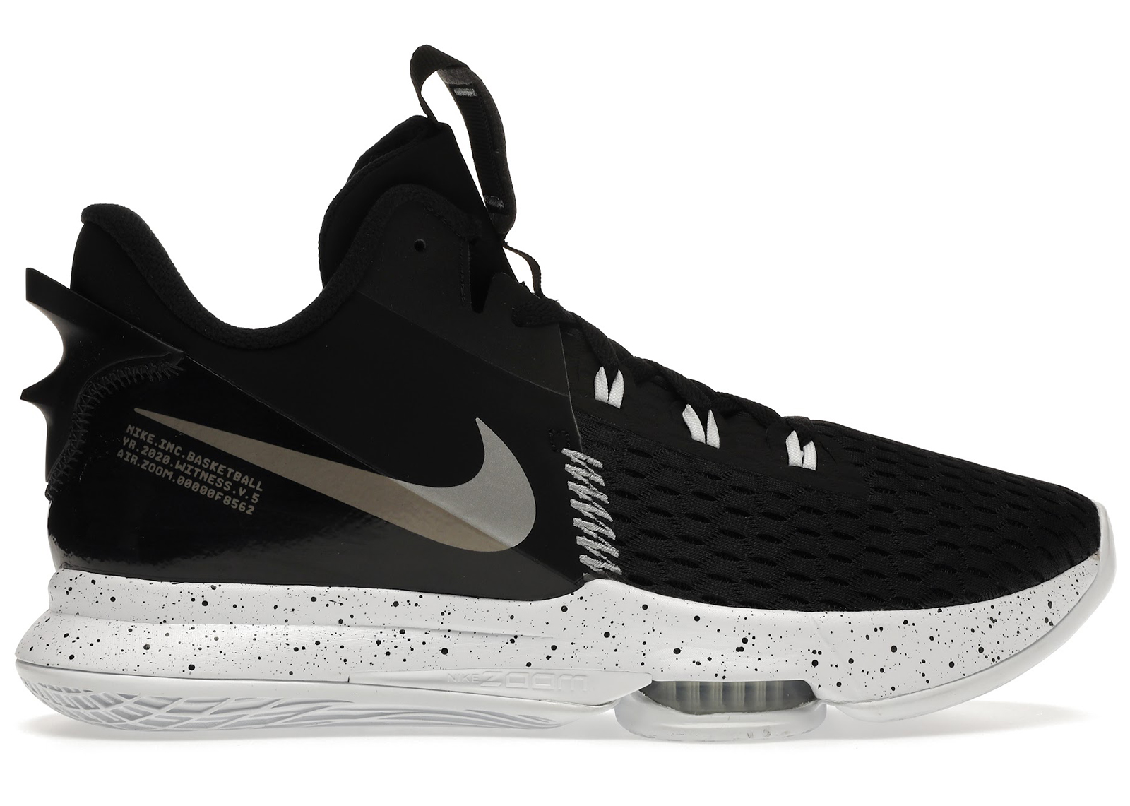 Nike LeBron Witness 5 Black Metallic Silver