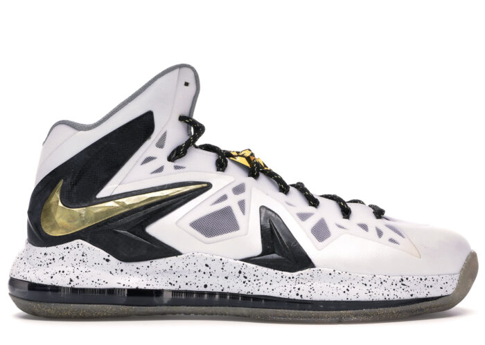 Nike LeBron X Elite+ White Gold