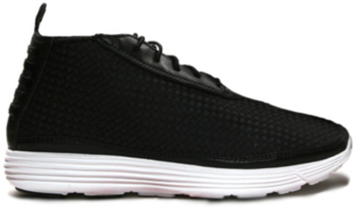 Nike Lunar Chukka Woven Black White