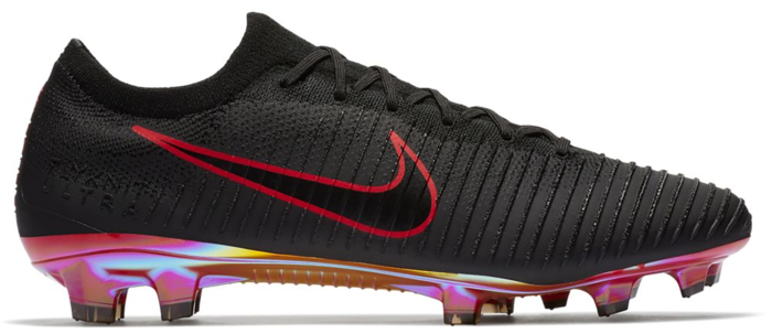 Nike Mercurial Vapor Flyknit Ultra FG Black Red
