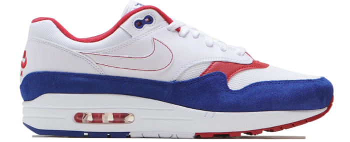 Nike Air Max 1 White Red Blue