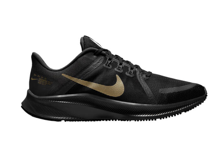 Nike Quest 4 Black Metallic Gold