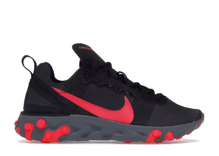Nike React Element 55 Black Solar Red (W)