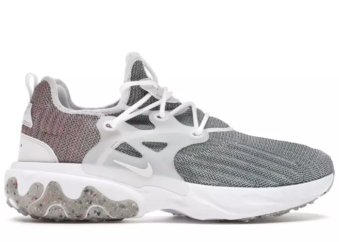 Nike React Presto Flyknit Multi White