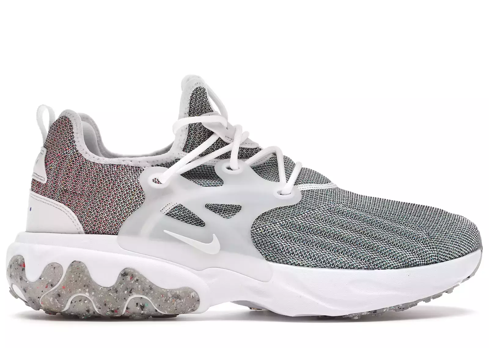 Nike React Presto Flyknit Multi White