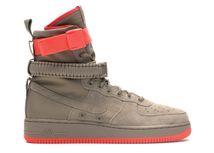 Nike Sf Af1 Khaki Khaki-Rush Coral