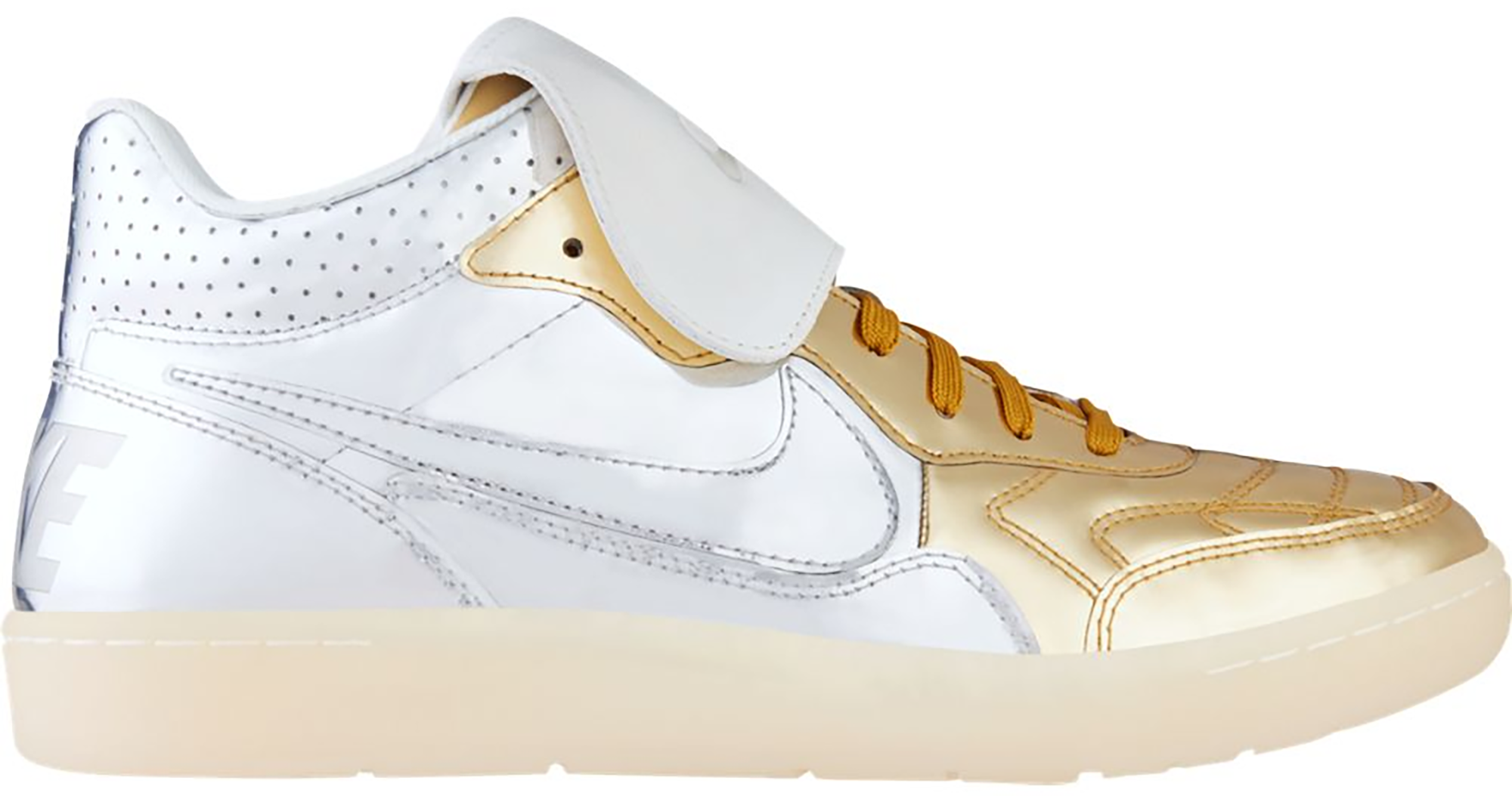 Nike Tiempo 94 Mid Liquid Metal Silver Gold 718301 001