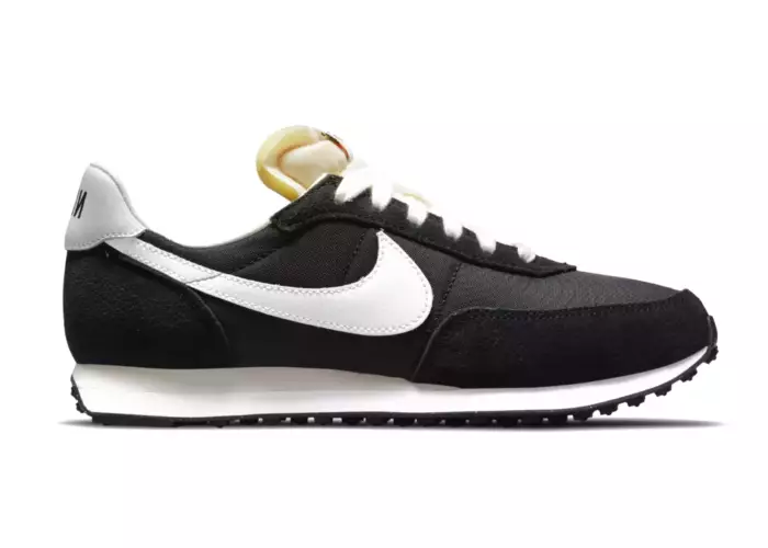 Nike Waffle Trainer 2 Black White (GS)
