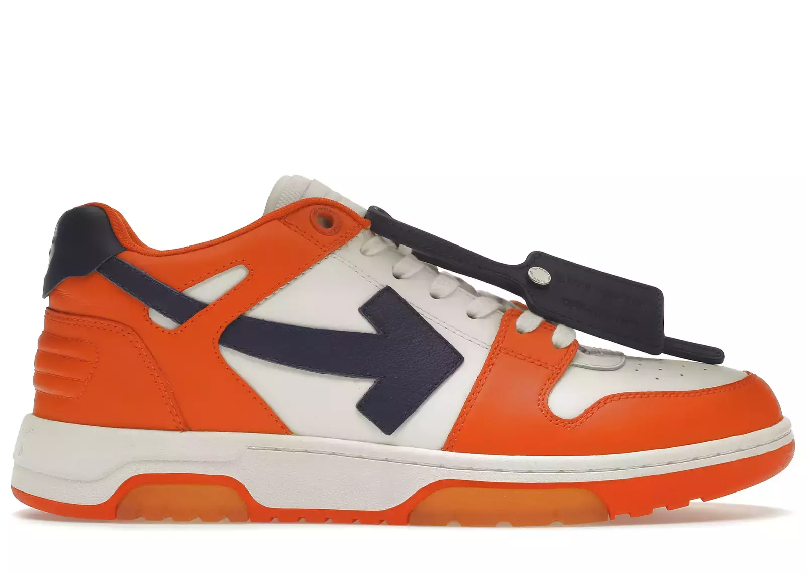 OFF-WHITE Out Of Office OOO Low Tops White Orange Blue