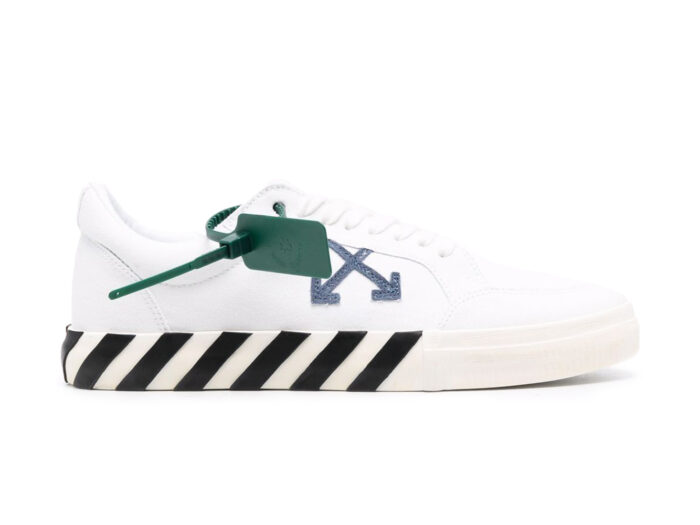 OFF-WHITE Vulc Low Cotton White White Blue Grey