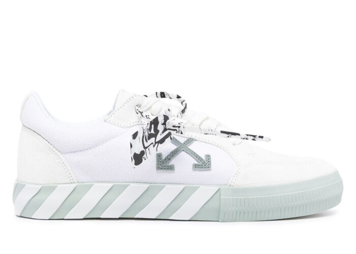 off white vulc low white green