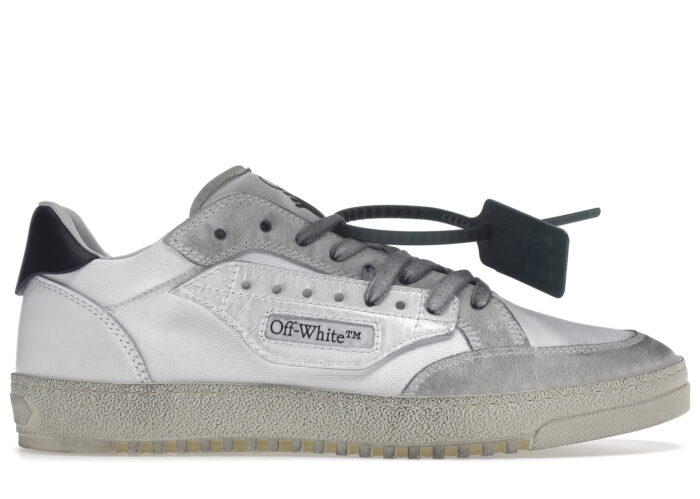 OFF-WHITE Vulcanized 5.0 Low Top Distressed White White