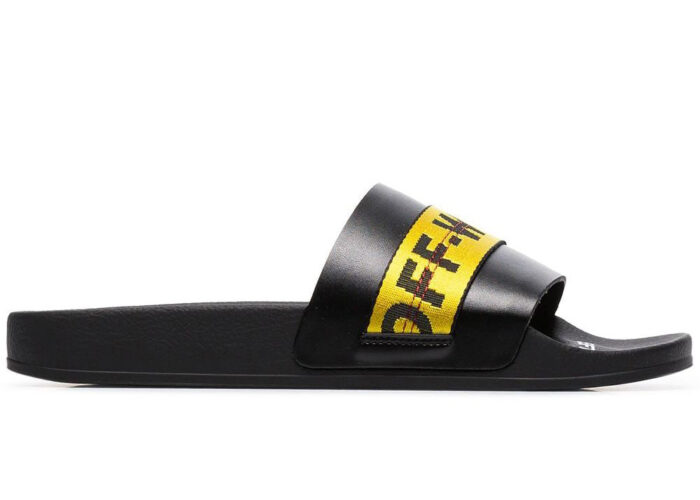 Off-White Industrial Strap Slides Black