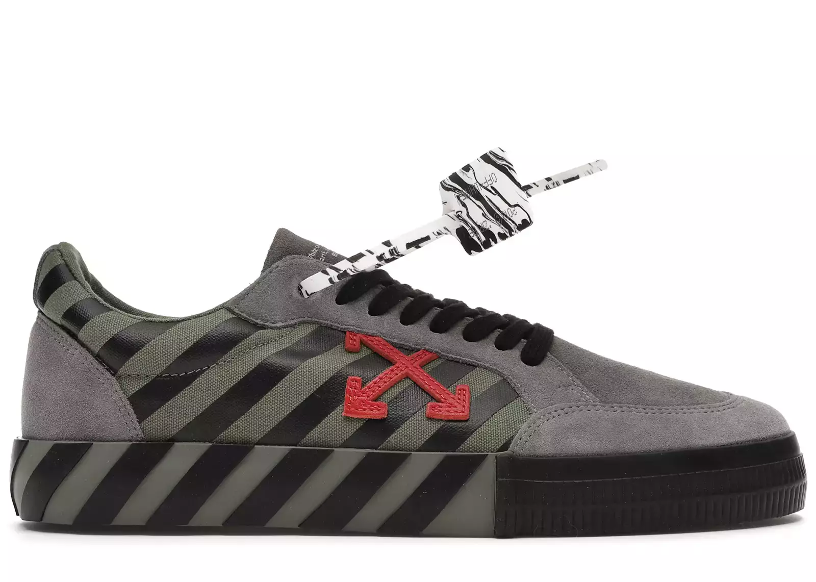 Off-White Low Vulc Khaki Red