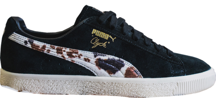 Puma Clyde Packer Shoes Cow Suit Black