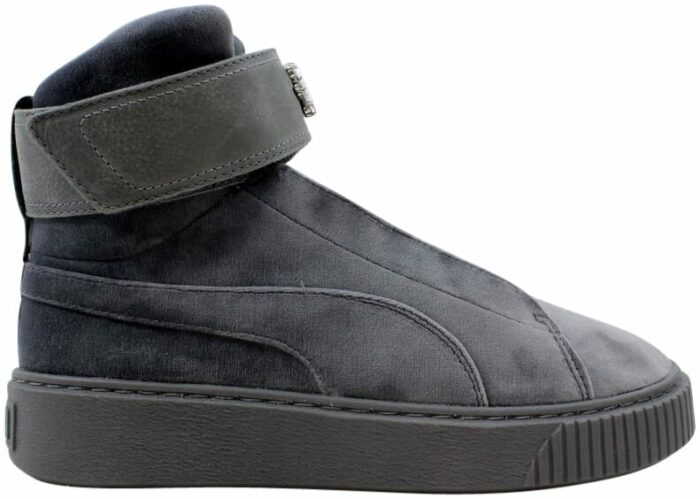 Puma Platform Mid Velour Quiet Shade  (W)