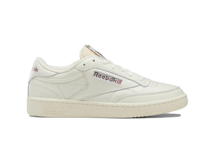 Reebok Club C 85 Chalk Alabaster Maroon