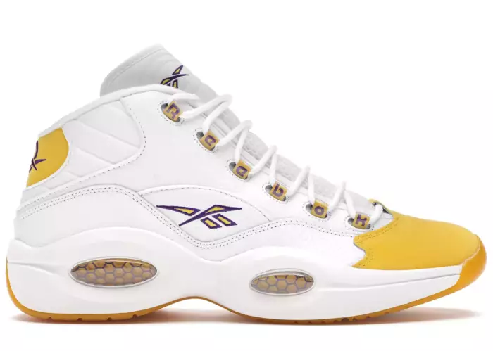 Reebok Question Mid Yellow Toe