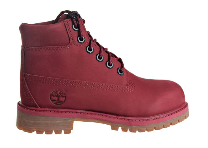 Timberland 6 Inch Premium Boot Burgundy (PS)