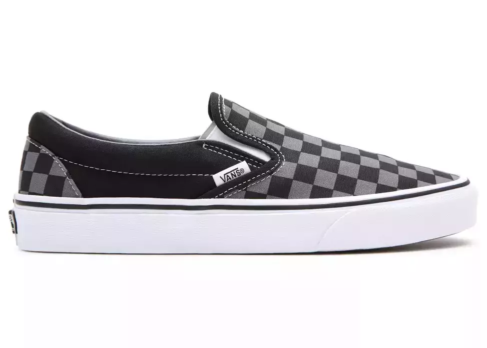 Vans Classic Slip-On Checkerboard Black Grey