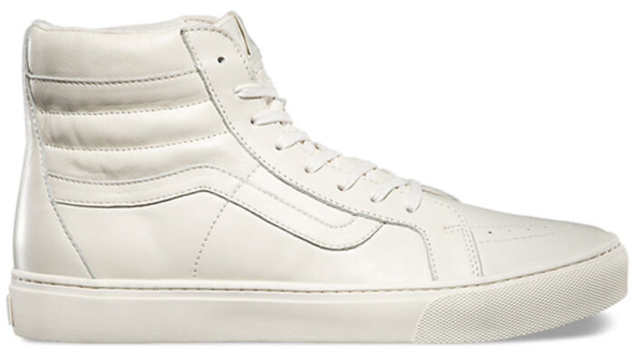 Vans SK8 Hi Lite Cup CA Leather Whisper White
