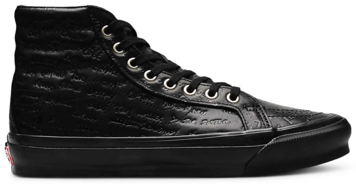 Vans Sk8-Hi LX Jim Goldberg Black Leather