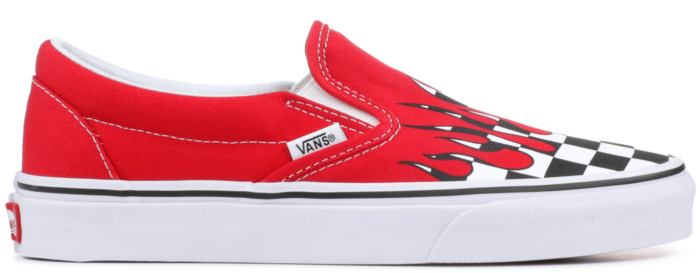 Vans Slip-On Checker Flame Red