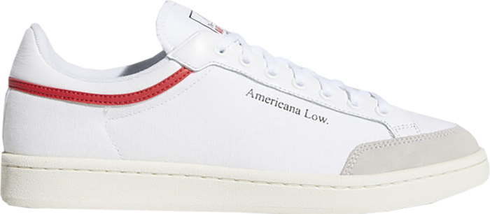 Adidas Americana Low Cloud White Glory Red