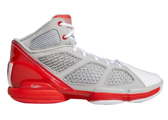 Adidas D Rose 1.5 Grey White Red