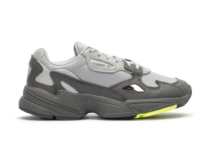 Adidas Falcon Grey Four Grey Two Hi-Res Yellow (W)