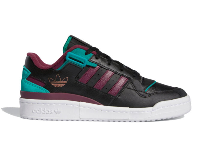 Adidas Forum Exhibit Low Black Crimson Green