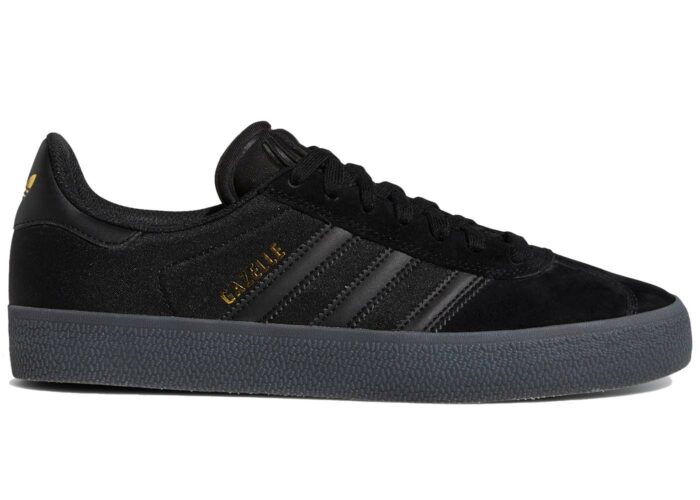 Adidas Gazelle ADV Black Gold Metallic