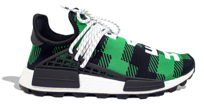 Adidas NMD Hu Pharrell x BBC Green Plaid