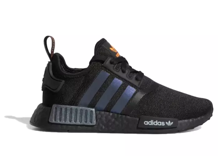 Adidas NMD R1 Core Black Solar Orange (GS)