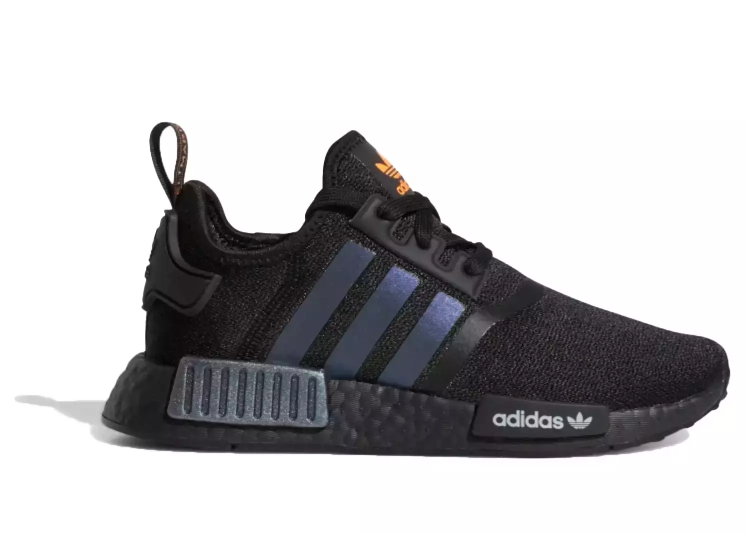 Adidas NMD R1 Core Black Solar Orange (GS)