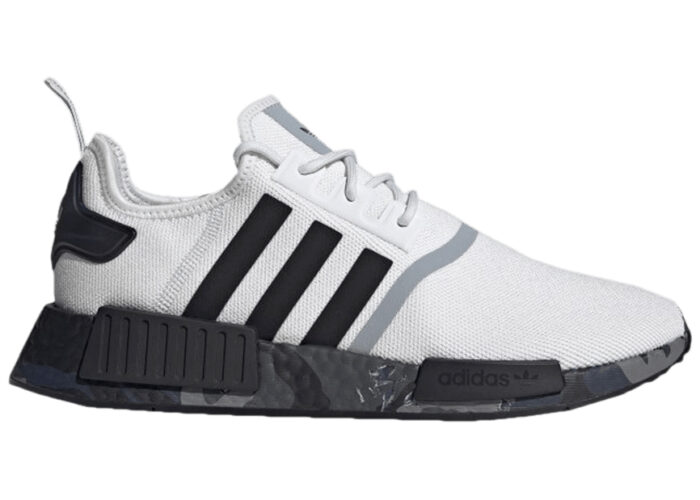 Adidas NMD R1 Primeblue White Black Camo Boost