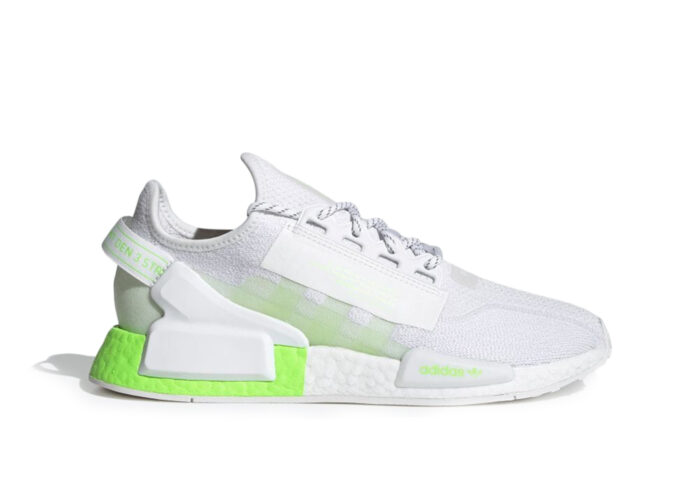 Adidas NMD R1 V2 White Signal Green