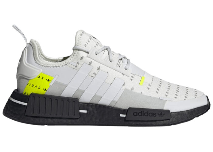 Adidas NMD R1 White Team Solar Yellow