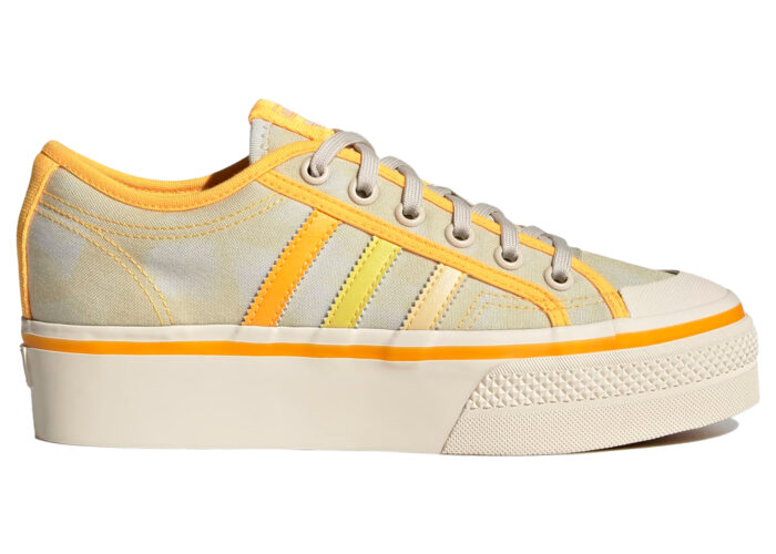 Adidas Nizza Platform Lo Parley Almost Yellow Orange Tint (W)