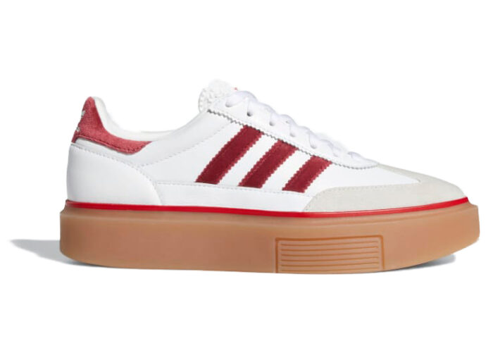 Adidas Super Sleek 72 White Burgundy Gum (W)