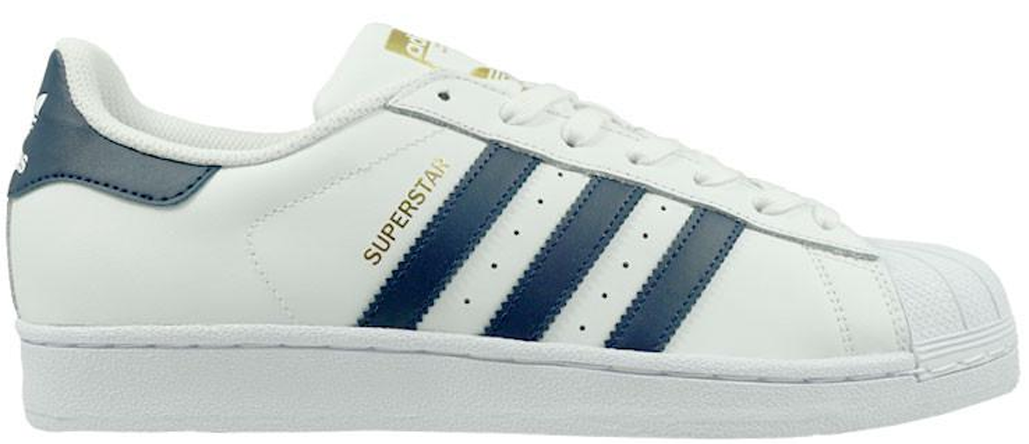 Adidas Superstar Foundation White Navy BY3712