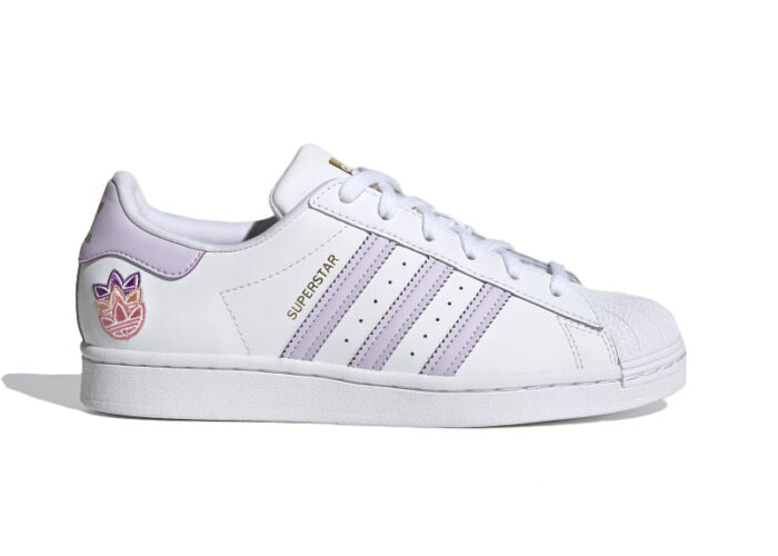 Adidas Superstar Trefoil White Purple Tint (W)