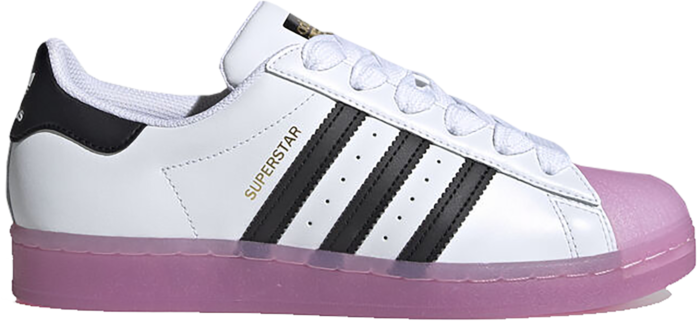 Adidas Superstar White Black Shock Purple (W)