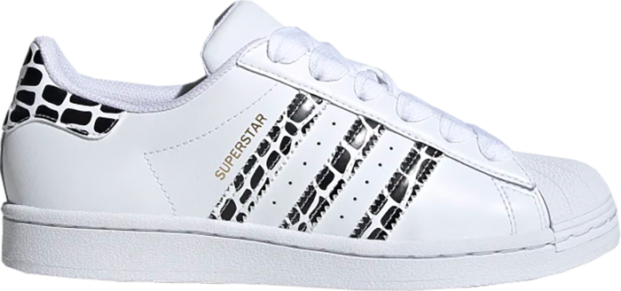 Adidas Superstar White Leopard Stripes (W)