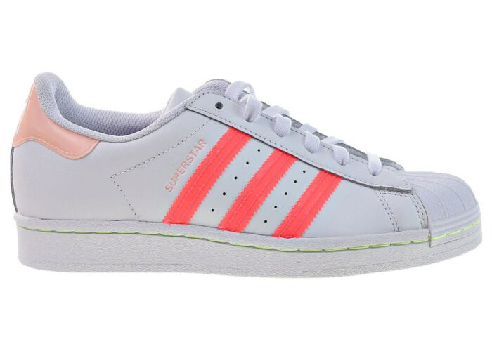 Adidas Superstar White Signal Pink Shock Purple (W)