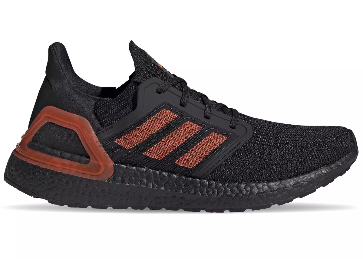 Adidas Ultra Boost 20 Black Solar Red EG0698