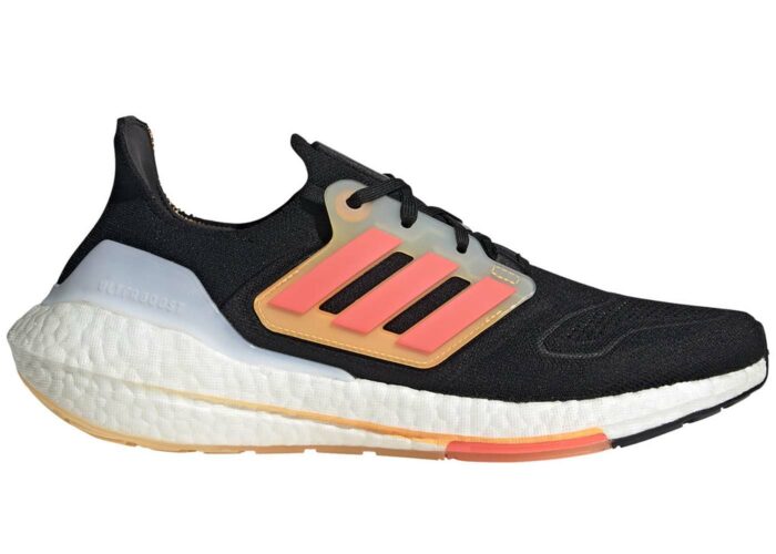 Adidas Ultra Boost 22 Black Turbo Flash Orange