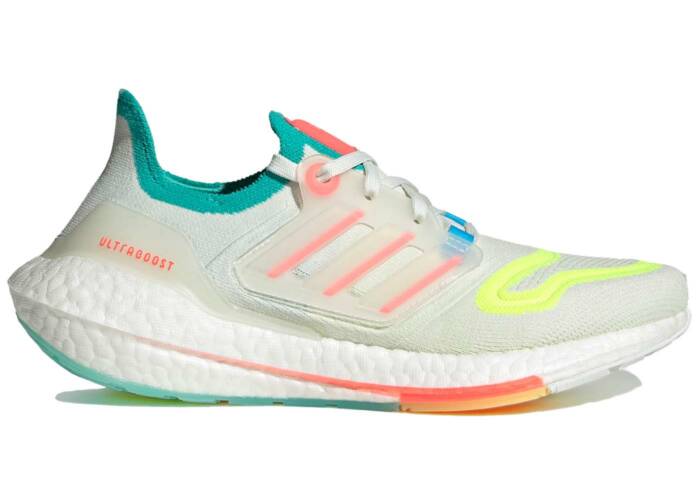 Adidas Ultra Boost 22 White Tint Turbo Mint Rush (W)