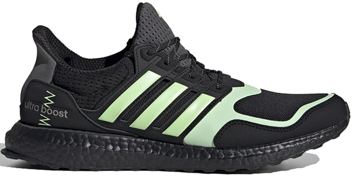 Adidas Ultra Boost S&L Core Black Glow Green