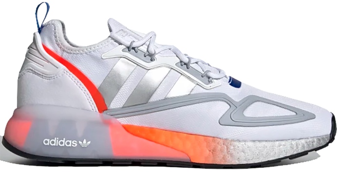 Adidas ZX 2K Boost Cloud White Silver Metallic